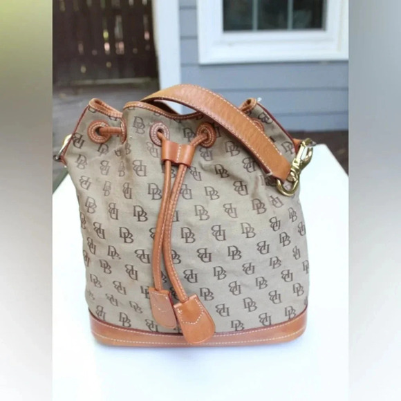 Vintage Dooney & Bourke drawstring bag - Picture 1 of 16